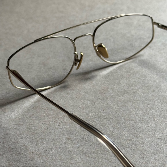 Retrosuperfuture Tema Optical Oro gold aviator eyeglasses - Picture 4 of 10